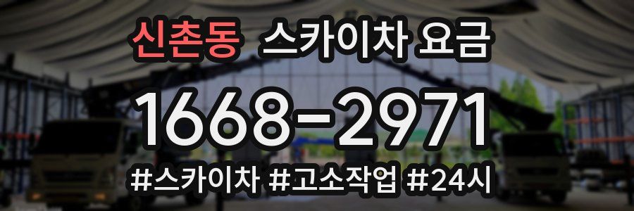 신촌동 스카이차 요금