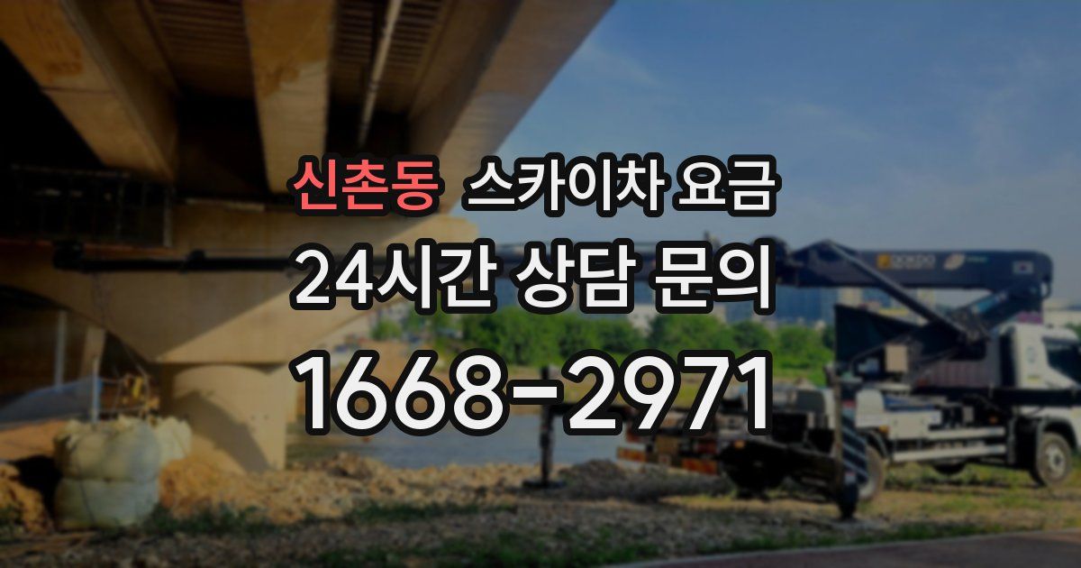 신촌동 스카이차 요금
