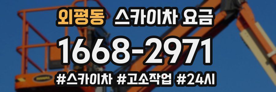 외평동 스카이차 요금