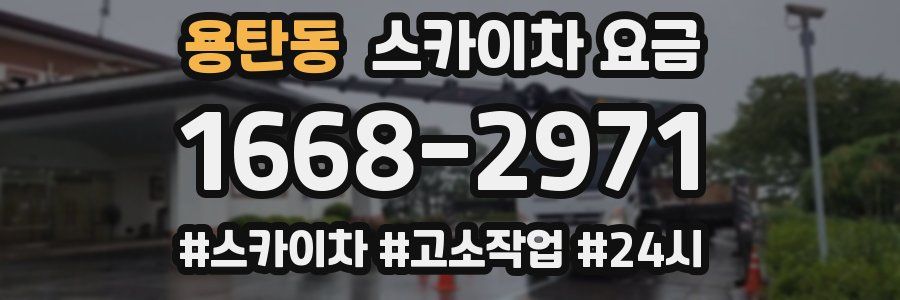 용탄동 스카이차 요금