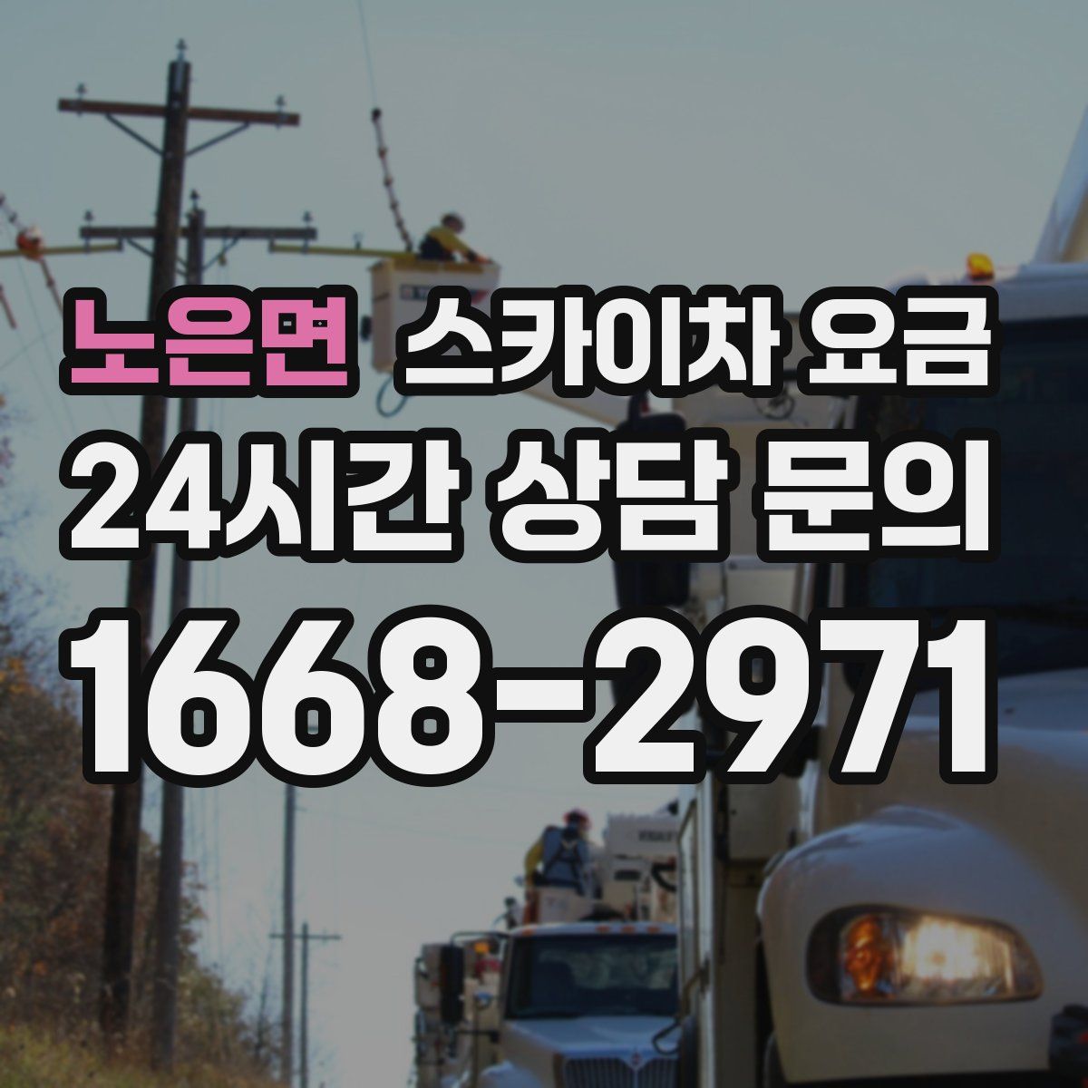 노은면 스카이차 요금