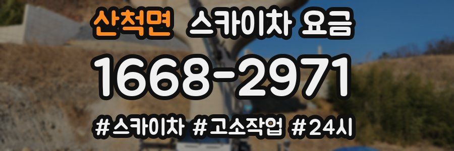 산척면 스카이차 요금