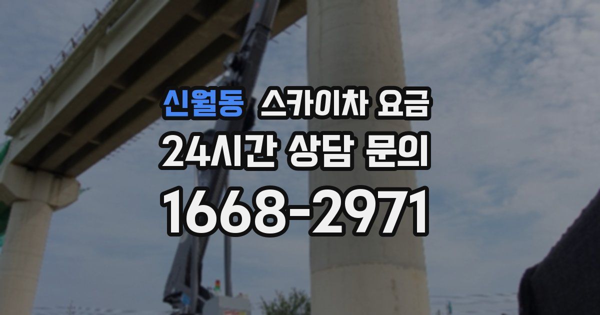 신월동 스카이차 요금