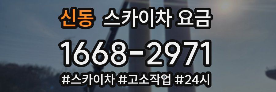신동 스카이차 요금