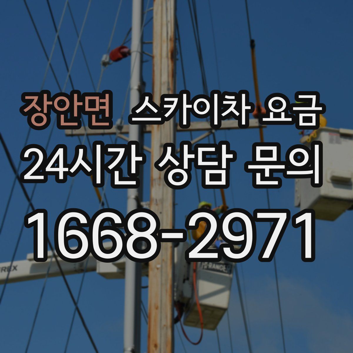 장안면 스카이차 요금