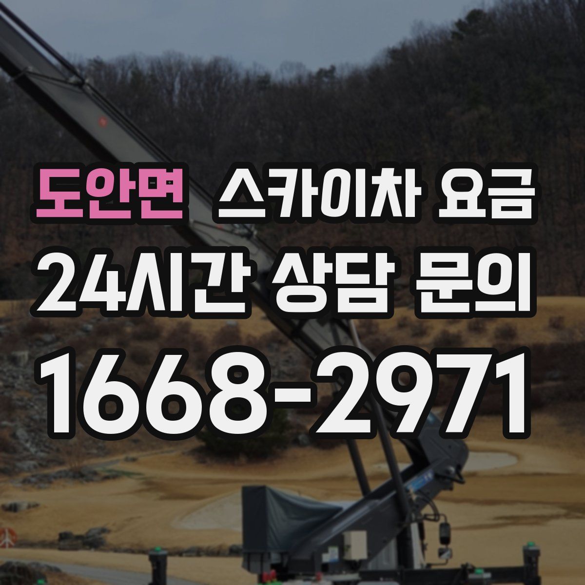 도안면 스카이차 요금