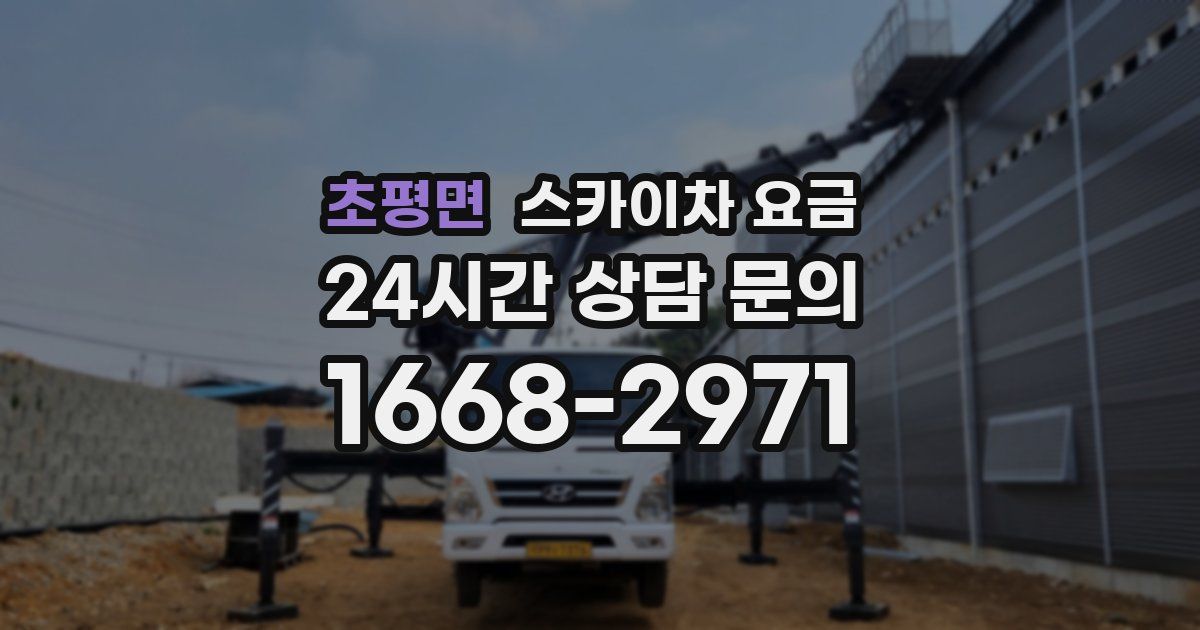 초평면 스카이차 요금