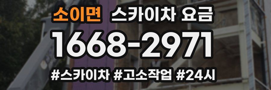 소이면 스카이차 요금