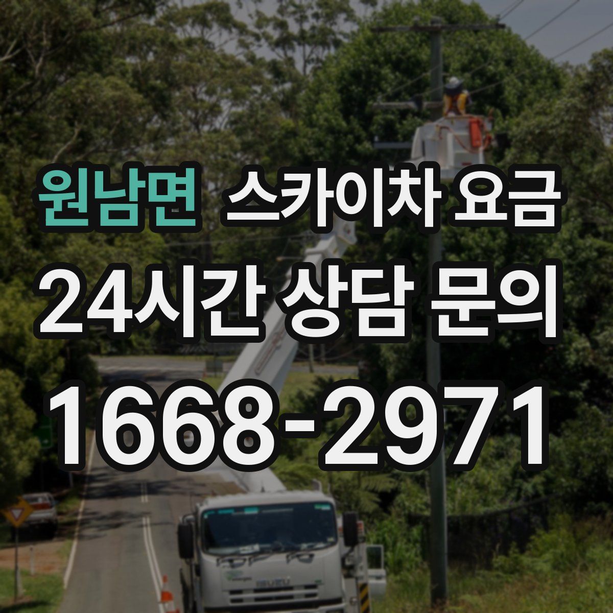 원남면 스카이차 요금