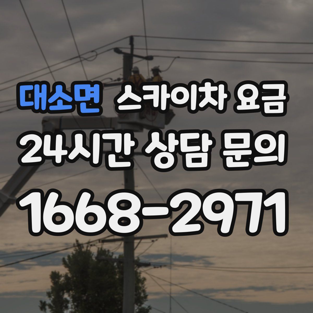 대소면 스카이차 요금