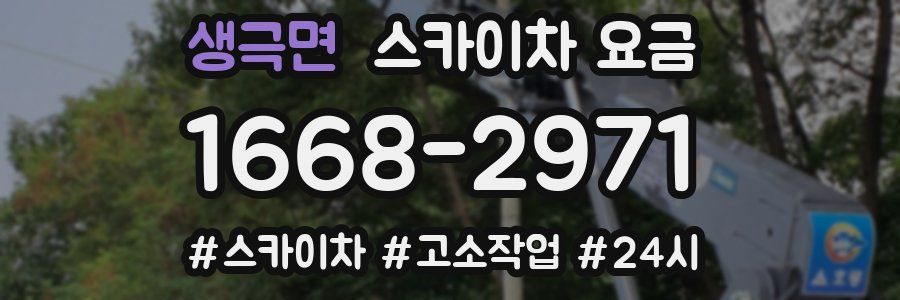 생극면 스카이차 요금