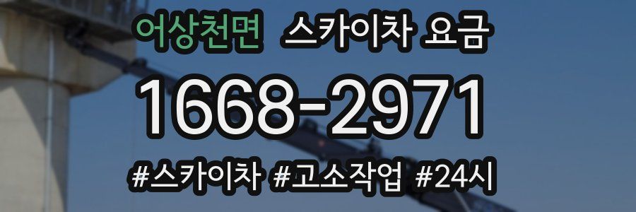 어상천면 스카이차 요금