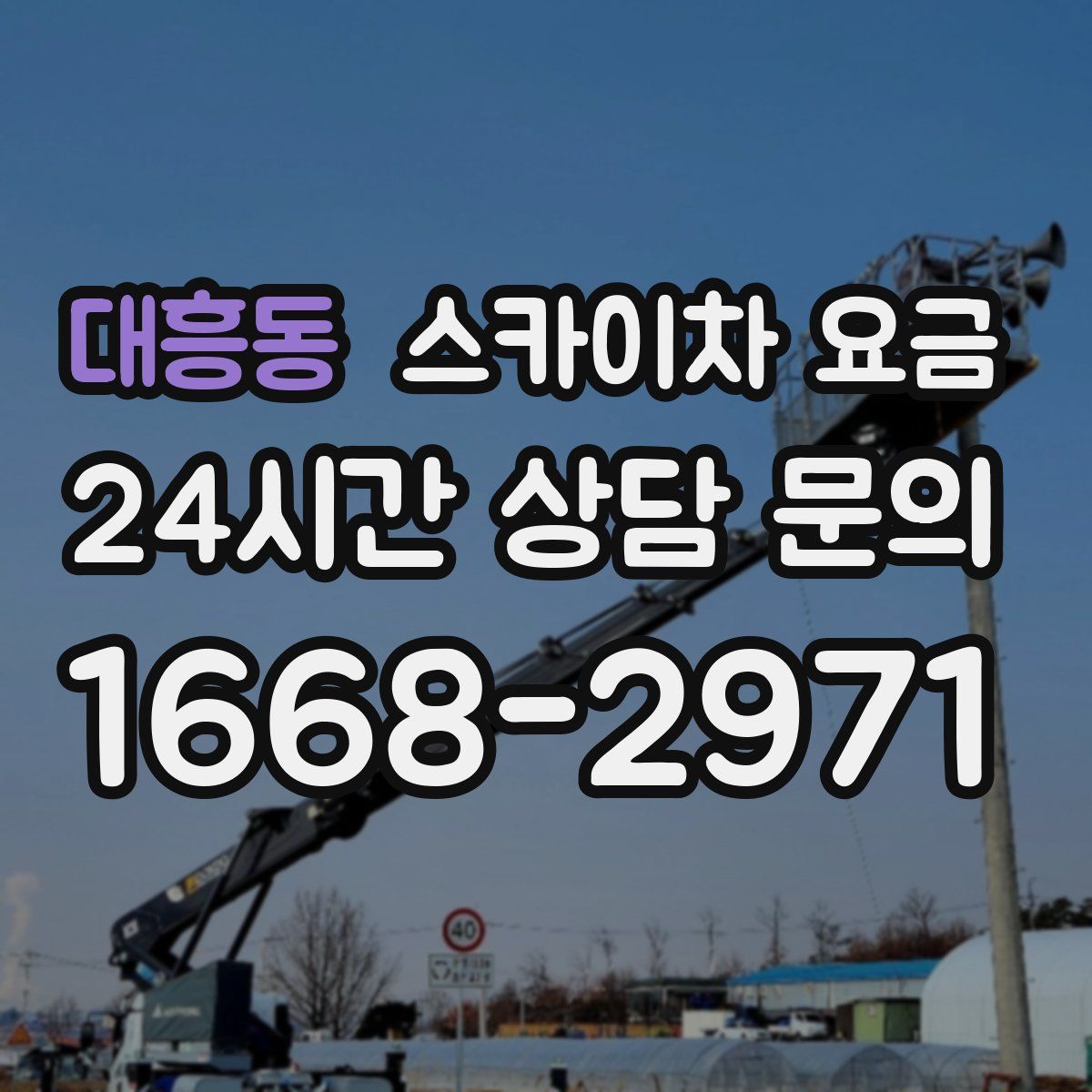 대흥동 스카이차 요금