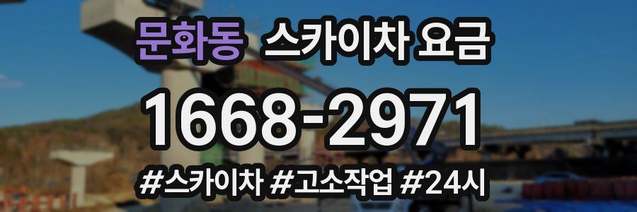 문화동 스카이차 요금