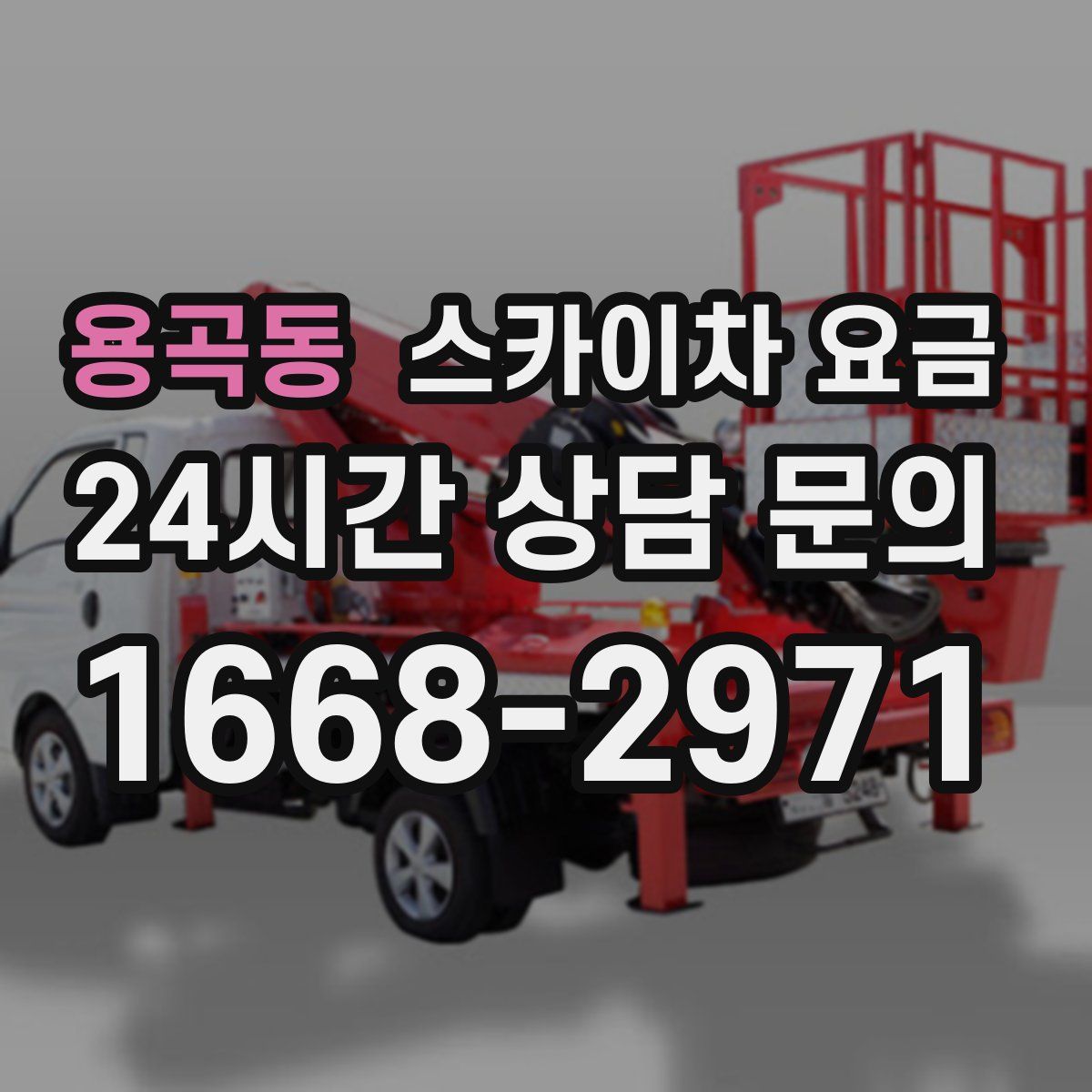 용곡동 스카이차 요금