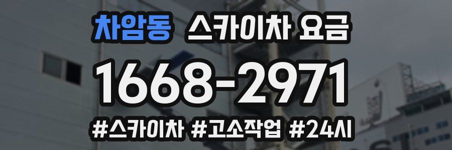 차암동 스카이차 요금