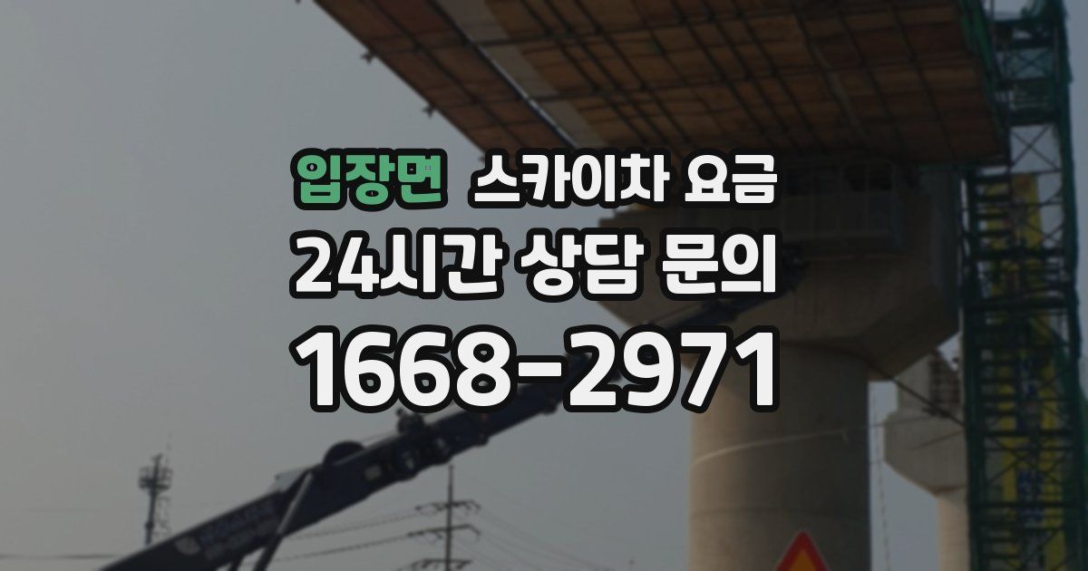 입장면 스카이차 요금