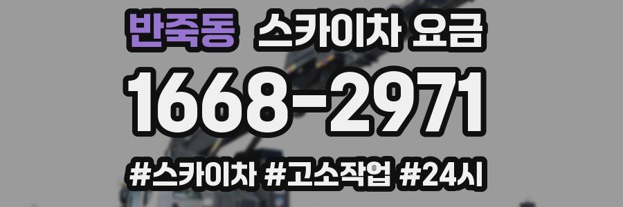 반죽동 스카이차 요금