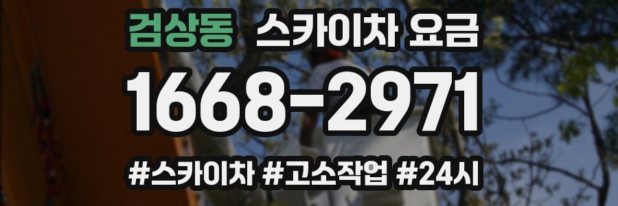 검상동 스카이차 요금