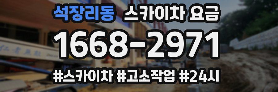 석장리동 스카이차 요금