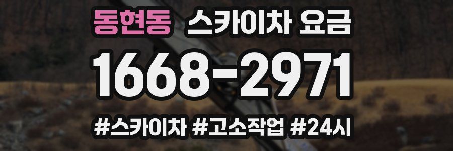 동현동 스카이차 요금