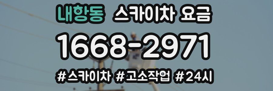 내항동 스카이차 요금
