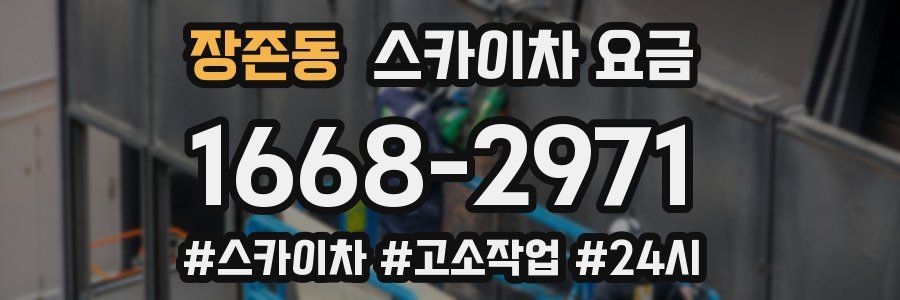 장존동 스카이차 요금