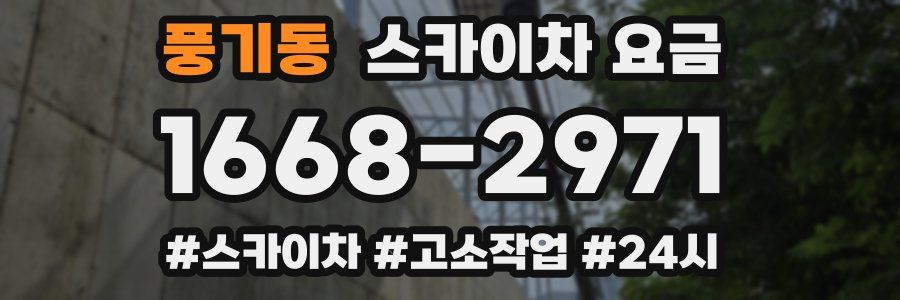 풍기동 스카이차 요금