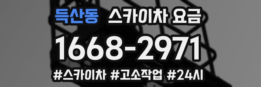 득산동 스카이차 요금