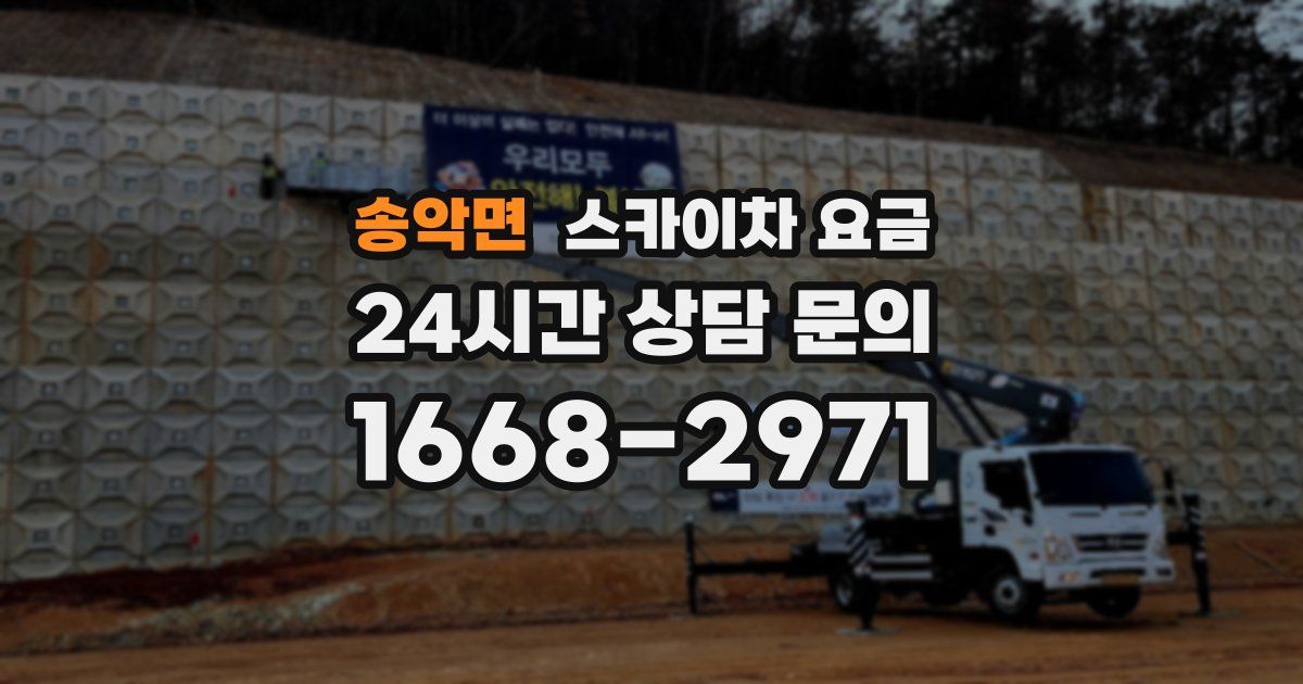 송악면 스카이차 요금