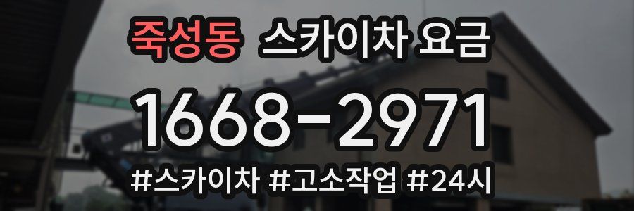 죽성동 스카이차 요금