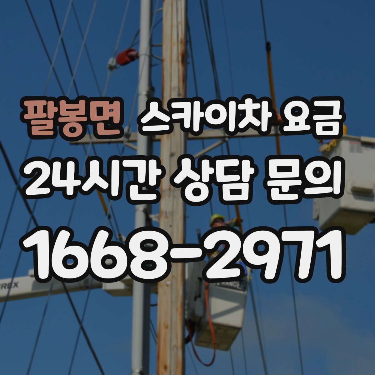 팔봉면 스카이차 요금