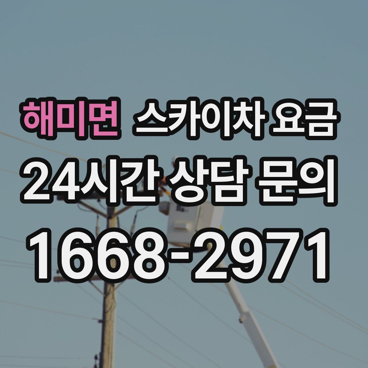해미면 스카이차 요금