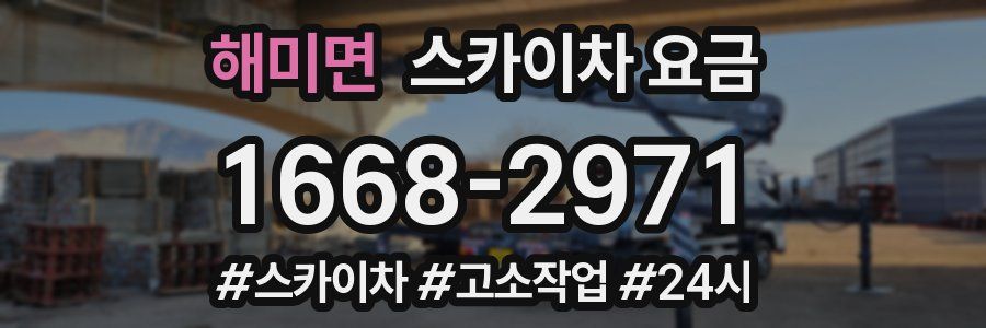 해미면 스카이차 요금