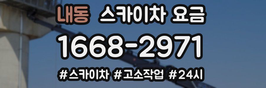 내동 스카이차 요금