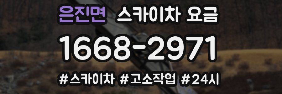 은진면 스카이차 요금