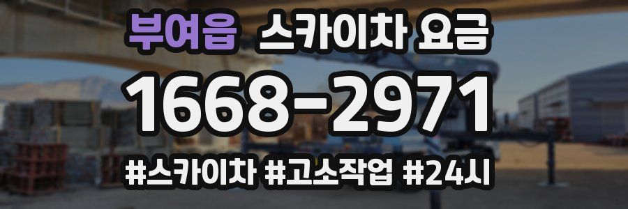 부여읍 스카이차 요금