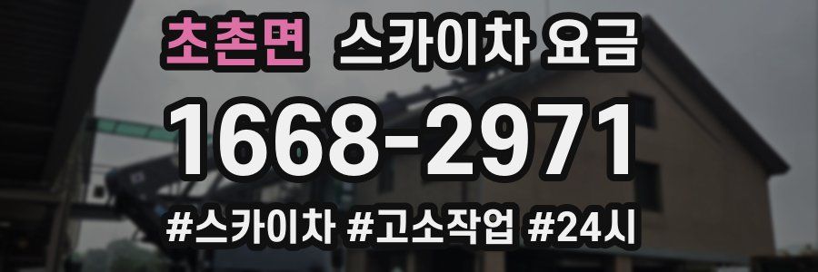 초촌면 스카이차 요금