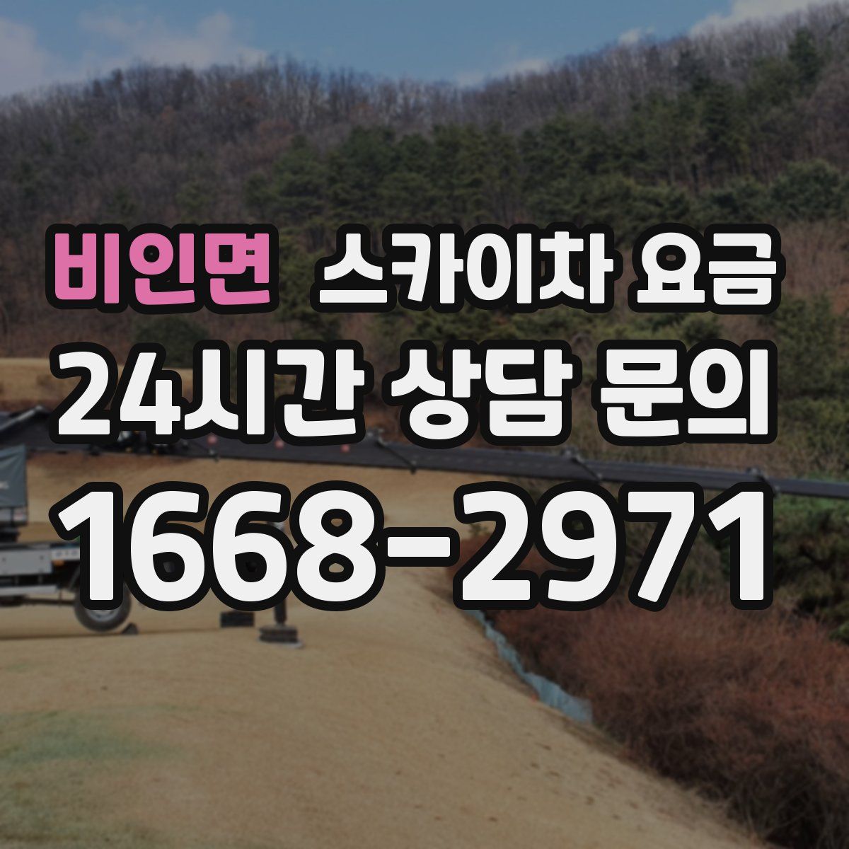 비인면 스카이차 요금