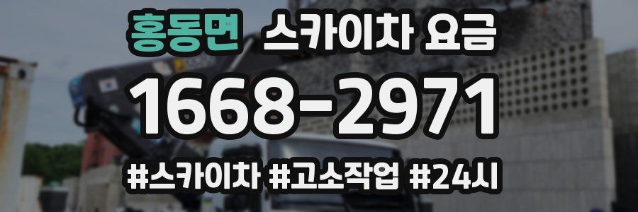 홍동면 스카이차 요금
