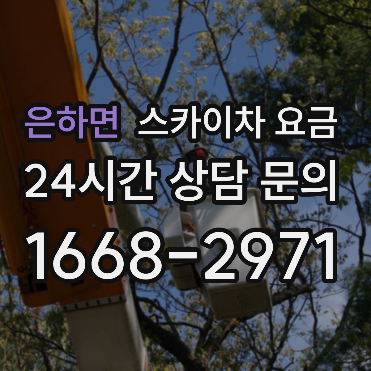 은하면 스카이차 요금