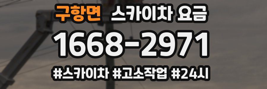 구항면 스카이차 요금