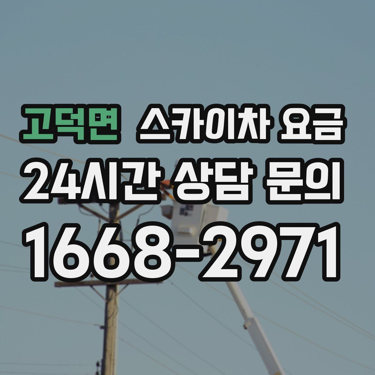 고덕면 스카이차 요금