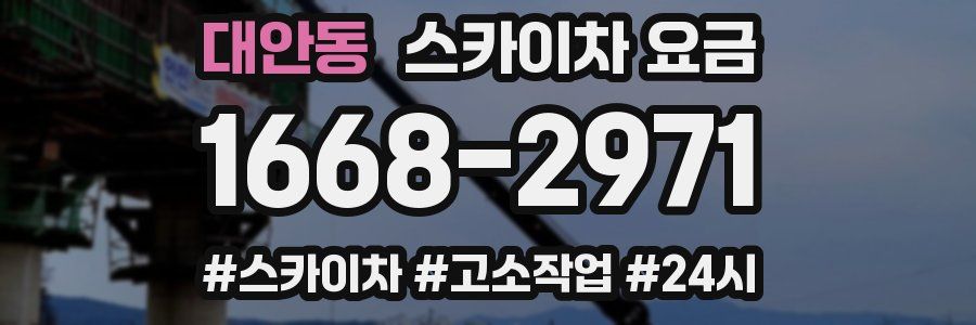 대안동 스카이차 요금