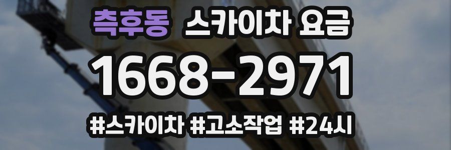 측후동 스카이차 요금