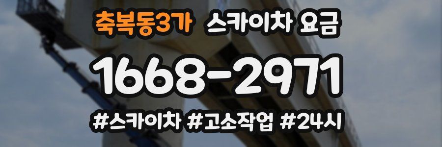 축복동3가 스카이차 요금
