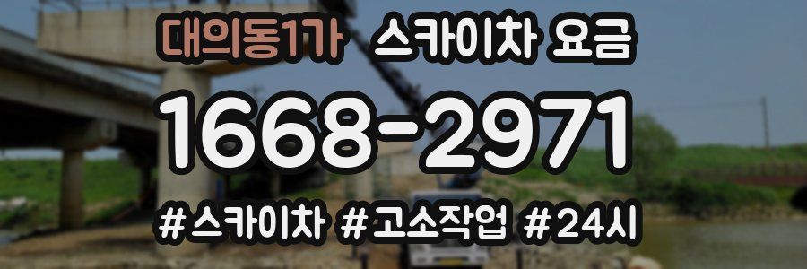 대의동1가 스카이차 요금