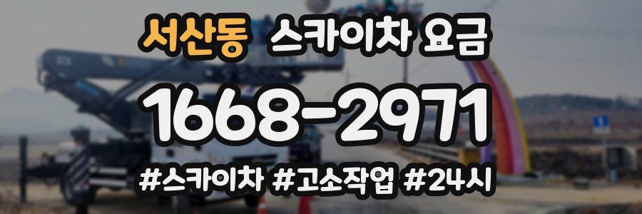 서산동 스카이차 요금