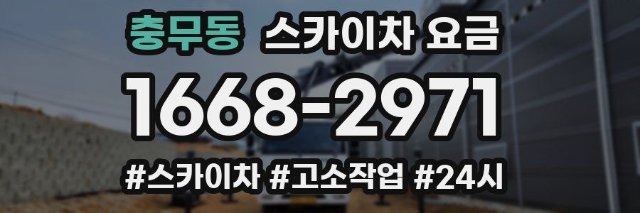 충무동 스카이차 요금