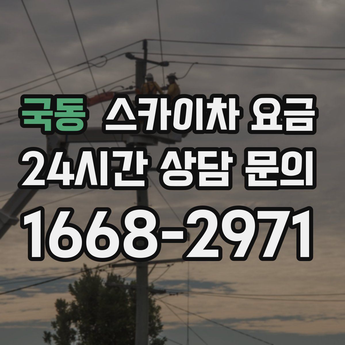 국동 스카이차 요금